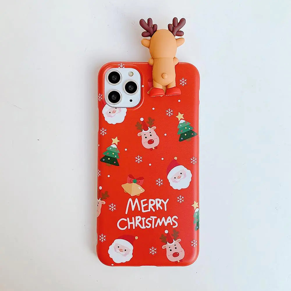 3D Christmas Reindeer Case