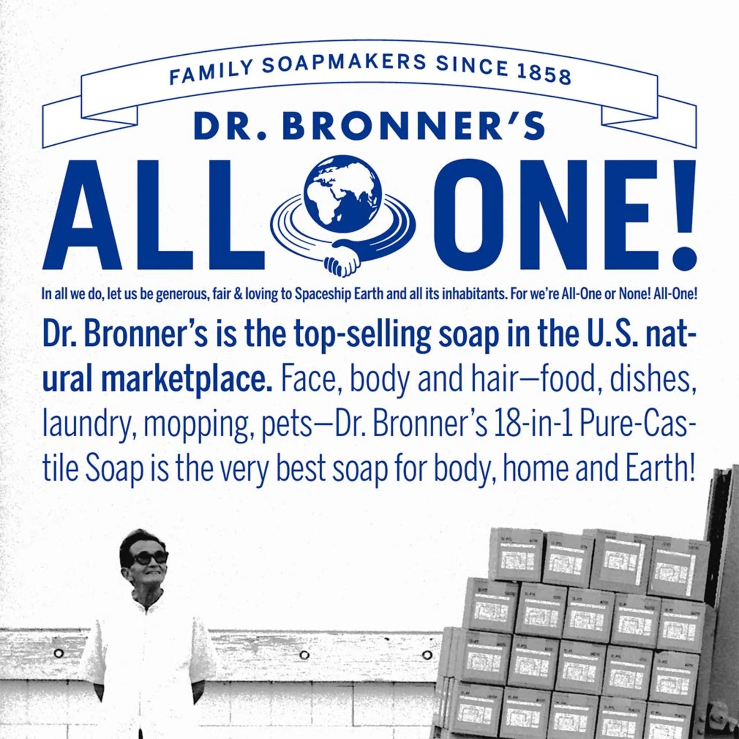 Dr. Bronner’s - Pure-Castile Liquid Soap (Baby Unscented, 16 Ounce) - Made with Organic Oils, 18-in-1 Uses: Face, Hair, Laundry & Dishes For Sensitive Skin & Babies, No Added Fragrance, Vegan, Non-GMO 16 Fl Oz (Pack of 1)