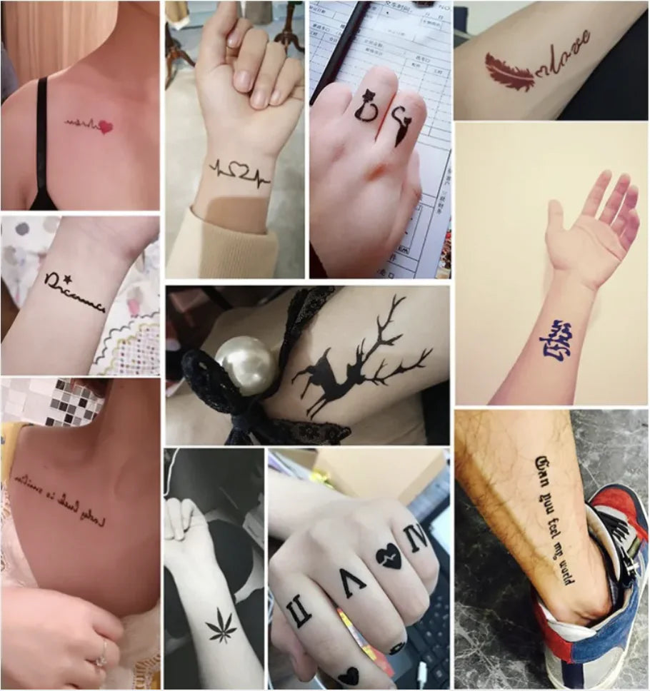 Waterproof Temporary Tattoo Stickers