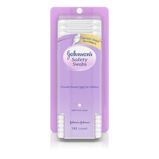 Johnson's Baby Safety Swabs 185 Each 185 Count (Pack of 1)