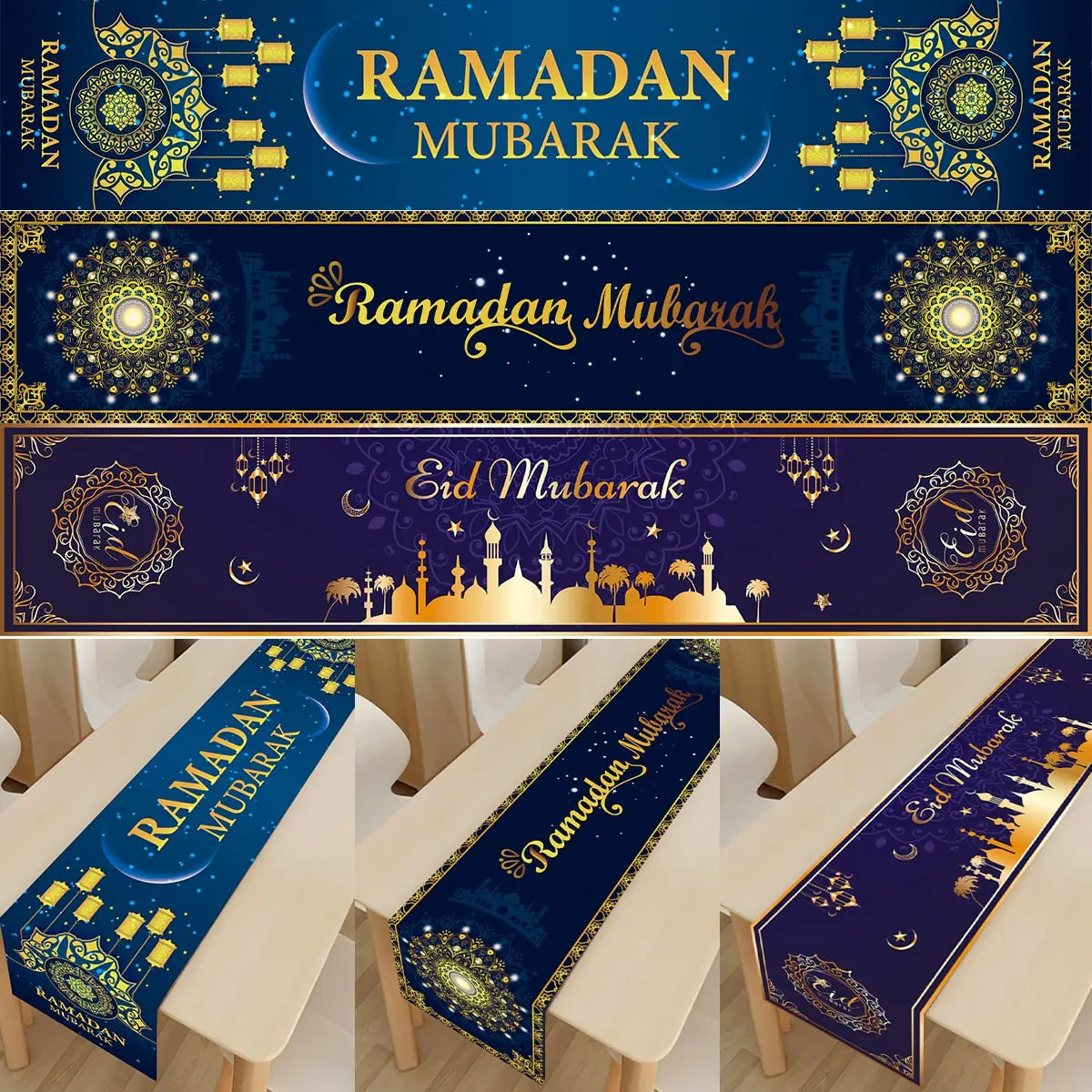 Ramadan Decoration Table Runner