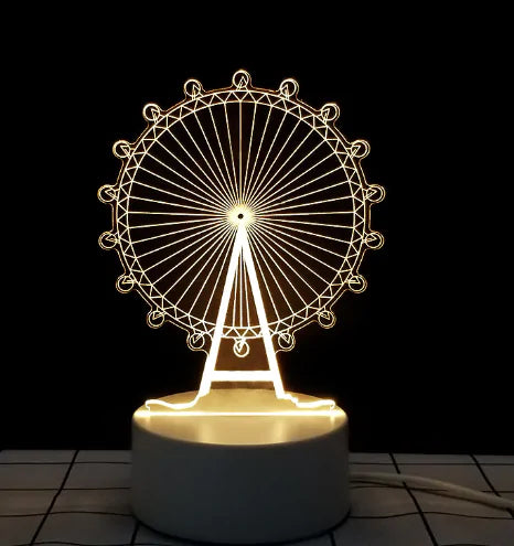 3D Table Night Lamp