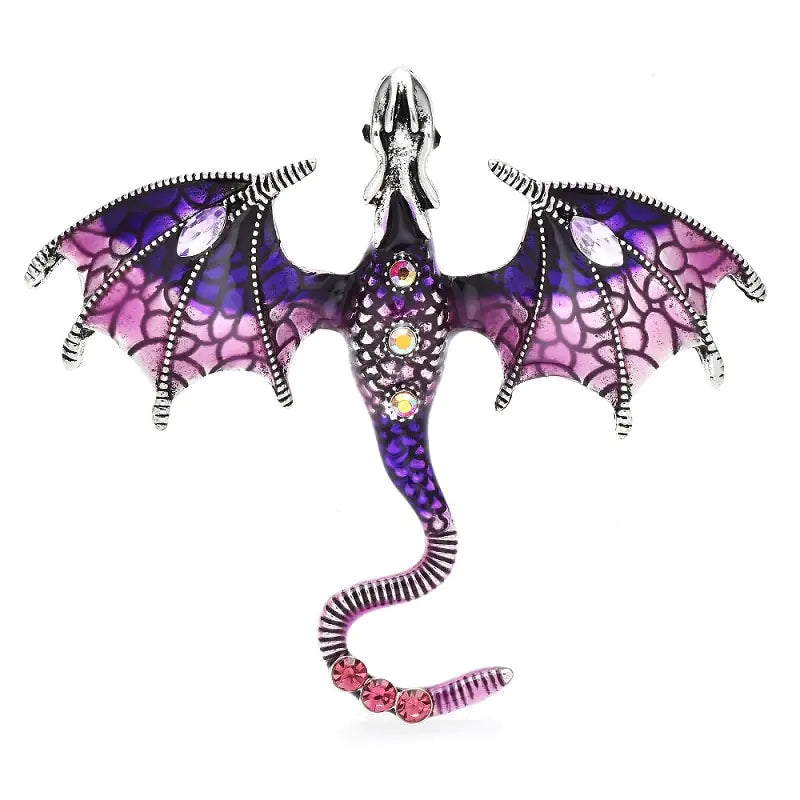 Baby Enamel Dragon Brooches For Women/Men