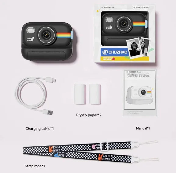 Camera Photo Printable Toy Student Digital Camera Baby Birthday Present