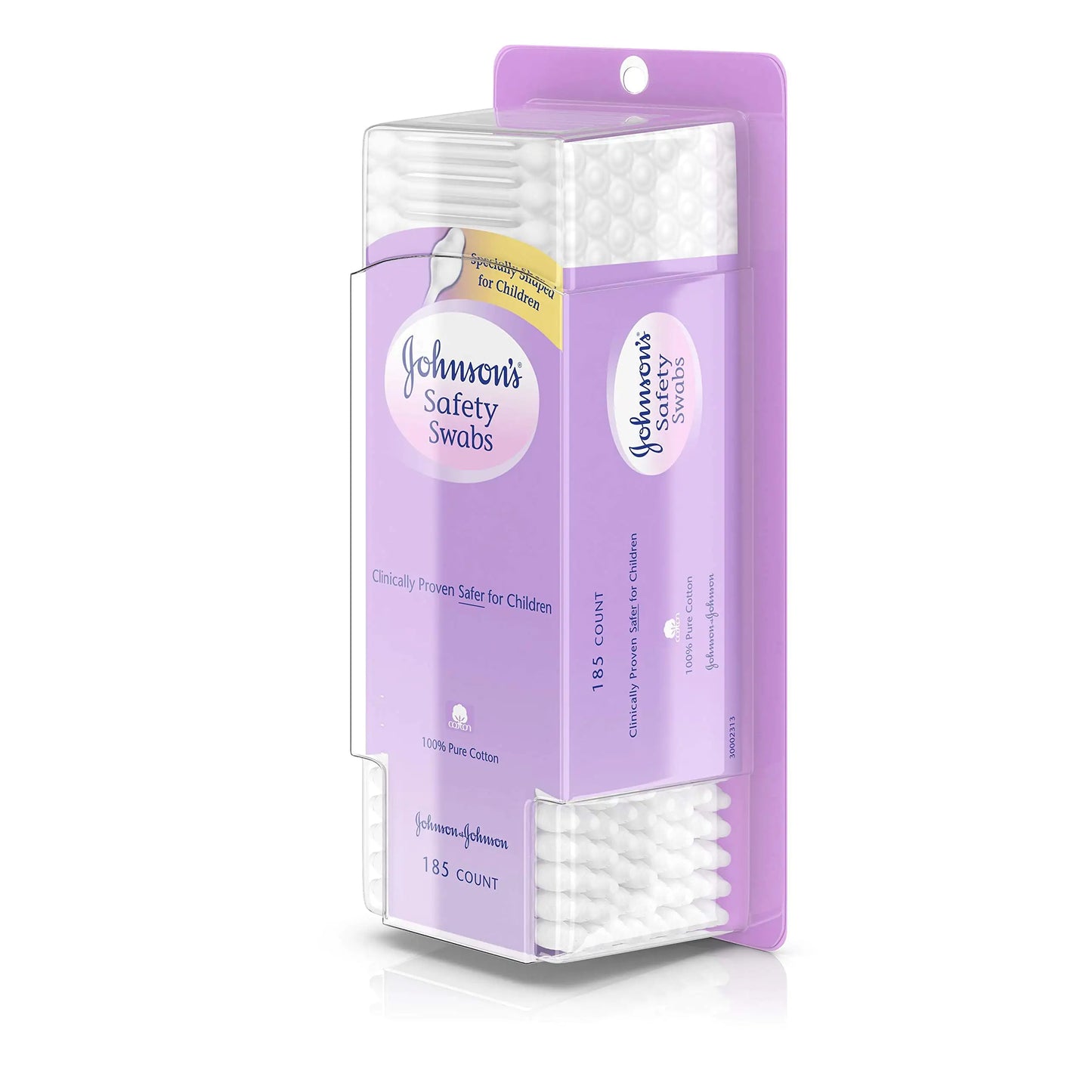 Johnson's Baby Safety Swabs 185 Each 185 Count (Pack of 1)