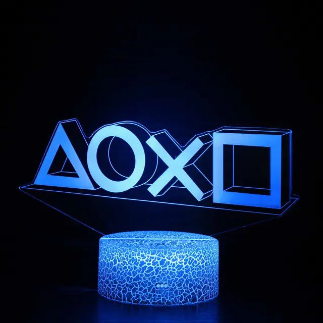 3D RGB LED Gaming Lamp