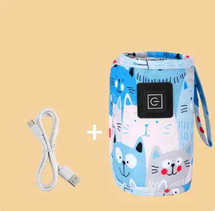 Portable USB Baby Bottle Warmer Bag