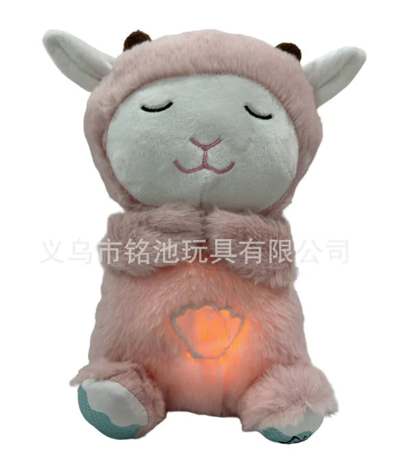 Baby Plush Breathing Bear – Soothing Sleep Toy with Music and Light