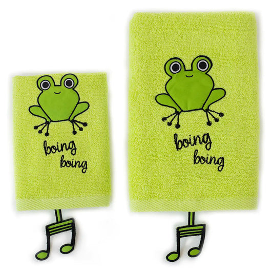 Milk&Moo Cacha Frog Baby Towel Set of 2