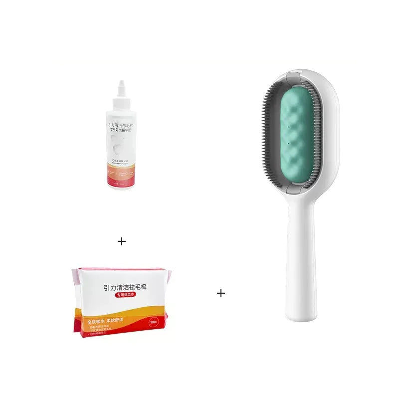 Hair Removal With Water Injection Cleaning Comb