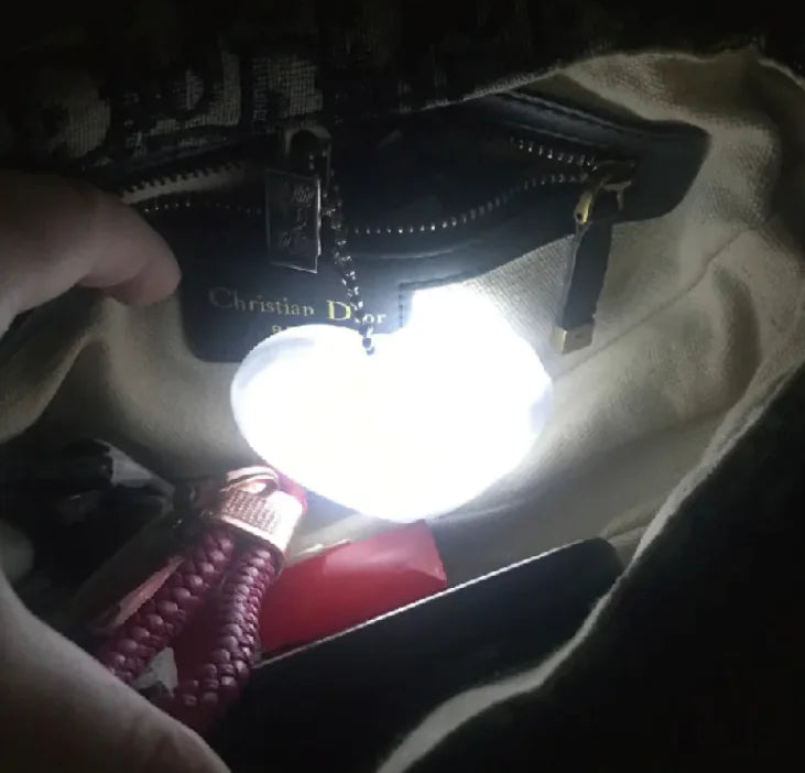 Heart Beam LED Purse Light