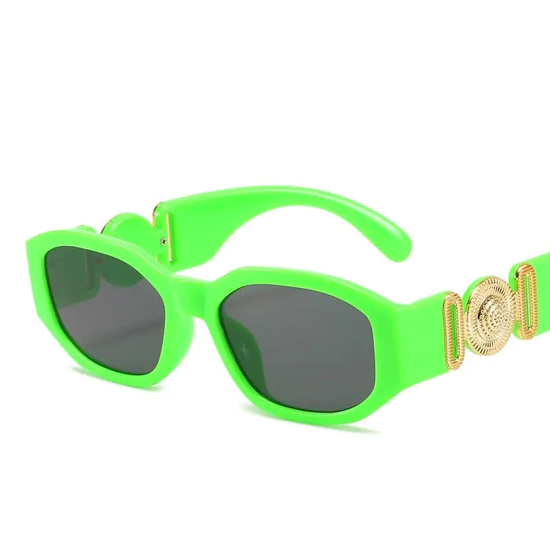 Fashion Brand Design Vintage Small Rectangle Sunglasses