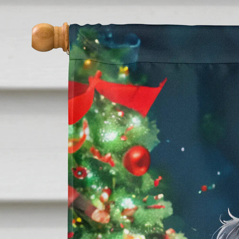 Affenpinscher Christmas House Flag