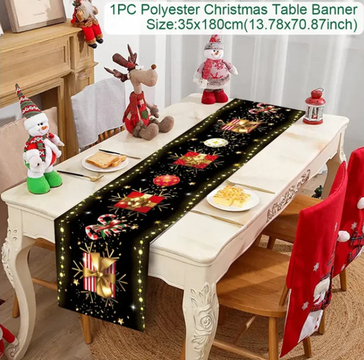 Festive Holiday Table Runner