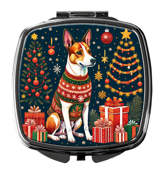 Basenji Christmas Compact Mirror