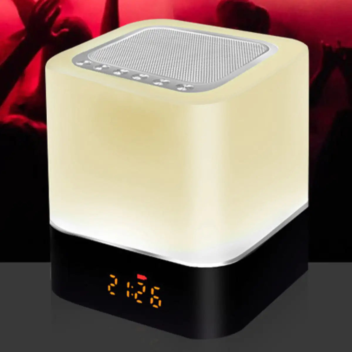 Sweet Dreams Speakers In 7 Changeable Mood Color Touch Lamp+ Phone Charger