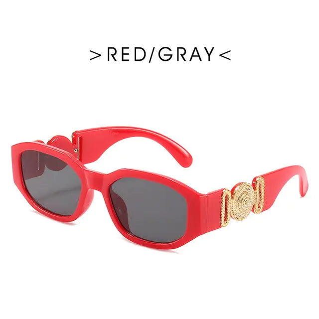 Fashion Brand Design Vintage Small Rectangle Sunglasses