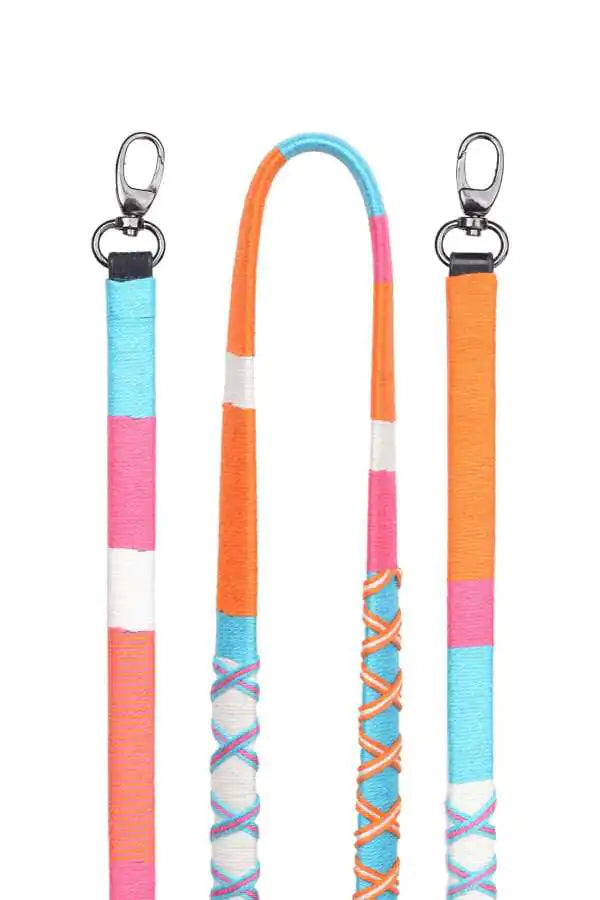 Ixtech Ix-06-Jsm Jasmine Hand Knitted Flat Phone Strap Colorful