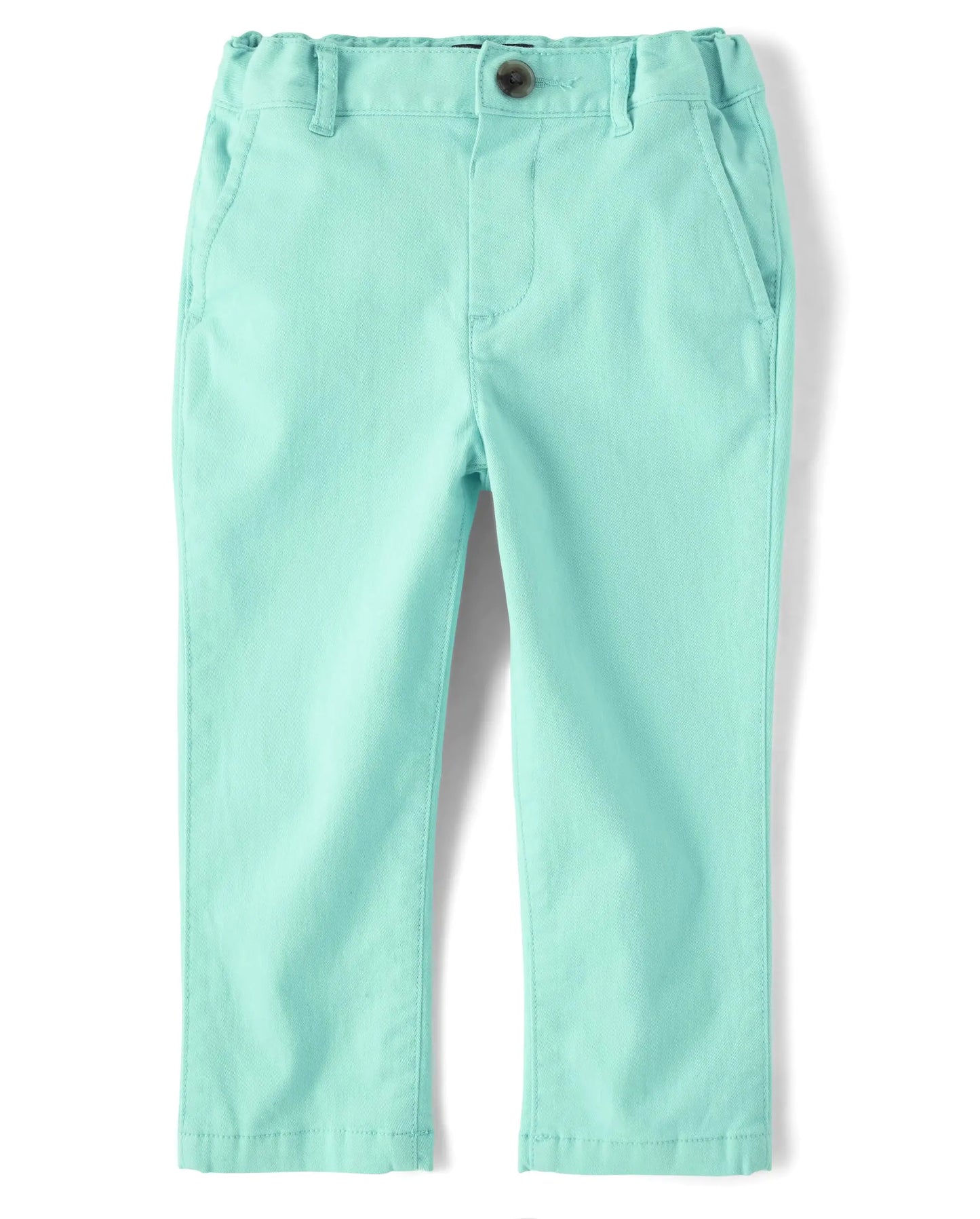 The Children's Place Baby Boys' and Toddler Stretch Skinny Chino Pants 4T Mellow Aqua 1