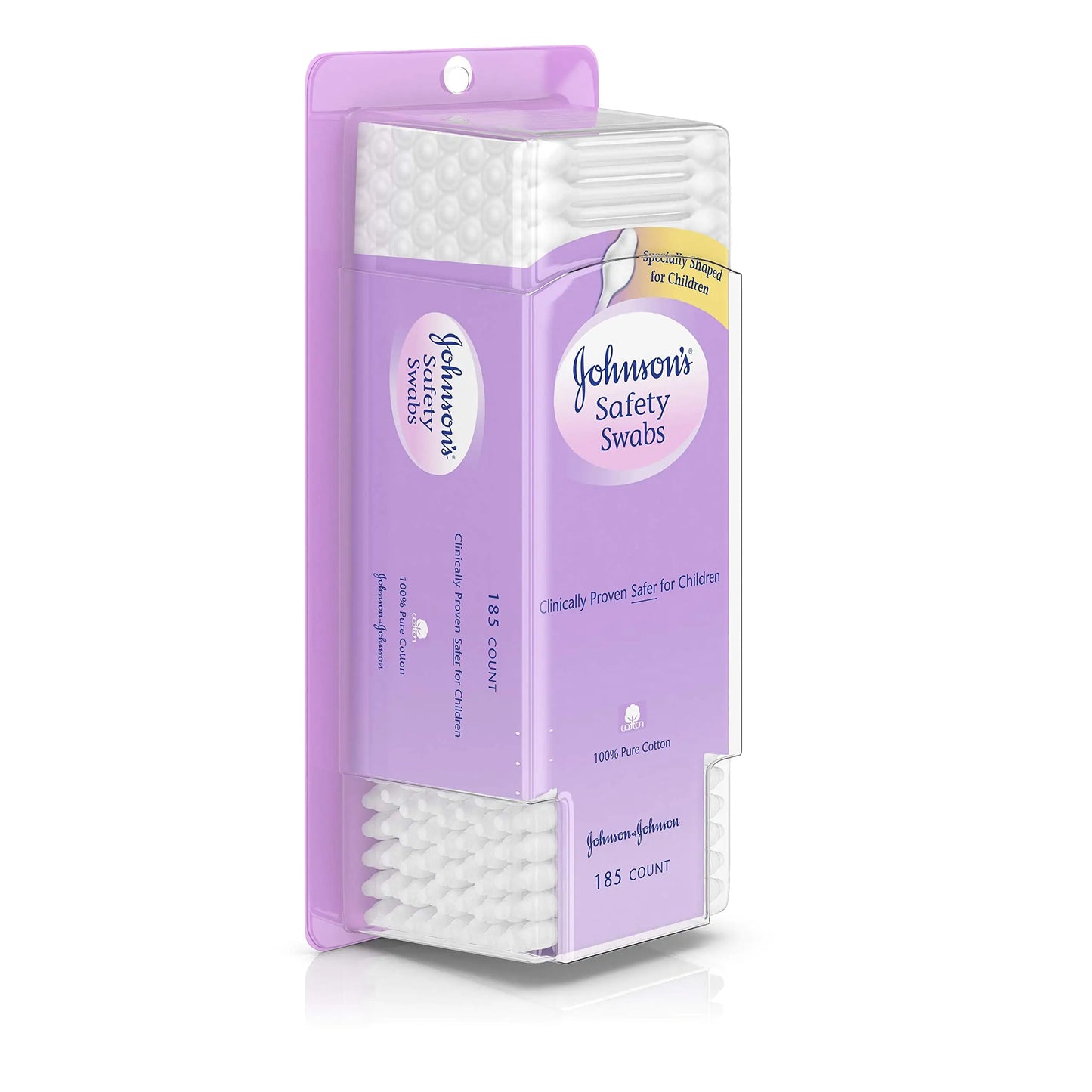 Johnson's Baby Safety Swabs 185 Each 185 Count (Pack of 1)