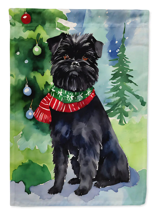 Affenpinscher Christmas Garden Flag