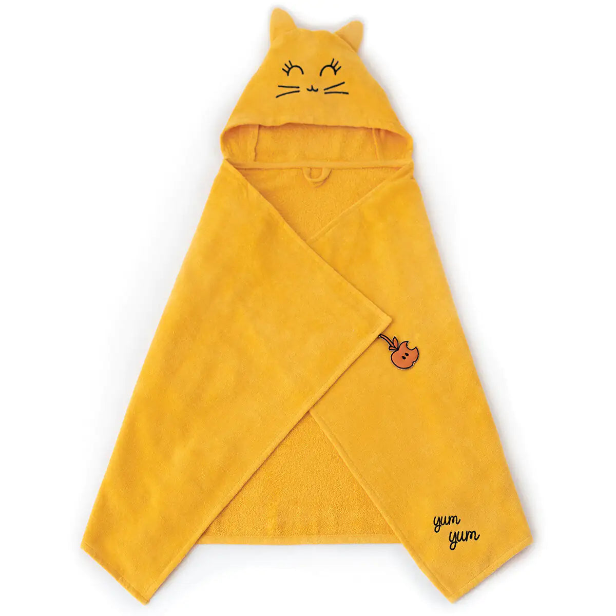 Milk&Moo Tombish Cat Velvet Hooded Baby Towel