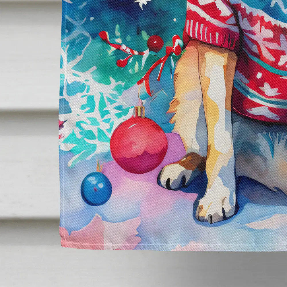 Chihuahua Christmas House Flag