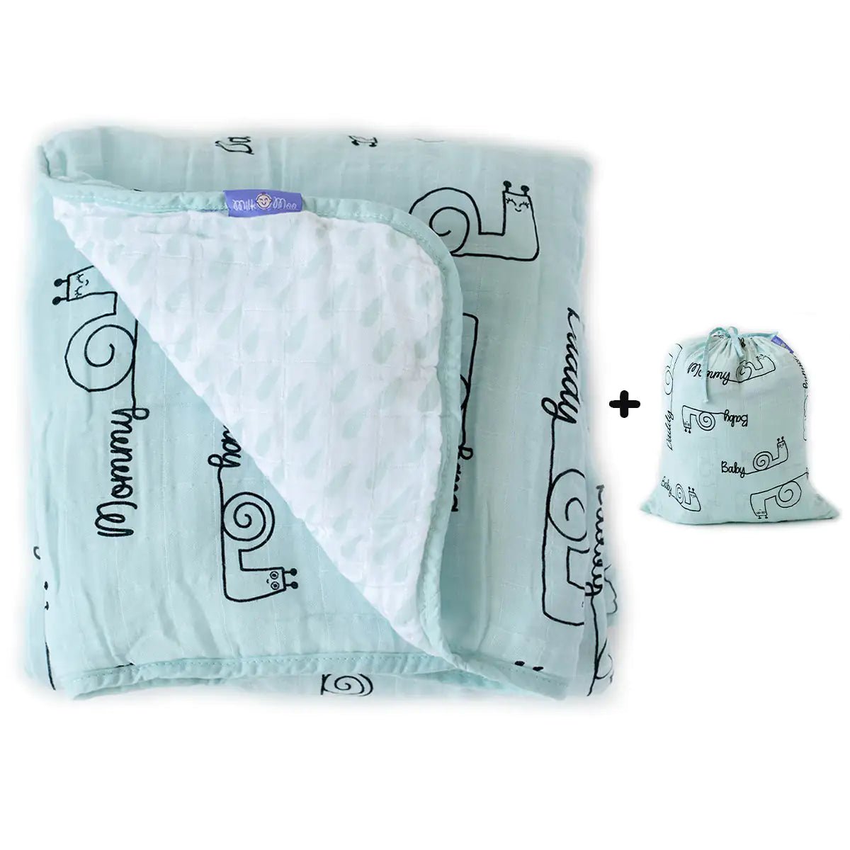 Milk&Moo Sangaloz Baby Muslin Fiber Filled Blanket