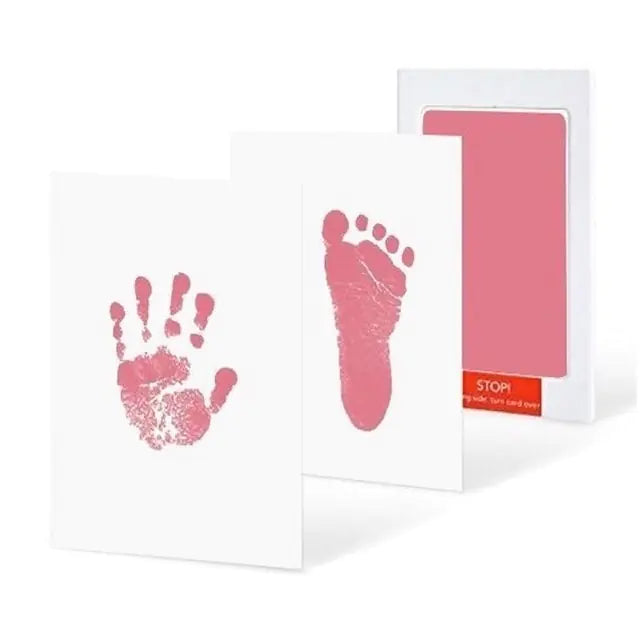 Baby Hand And Footprint Kit Ink Pads Photo Frame