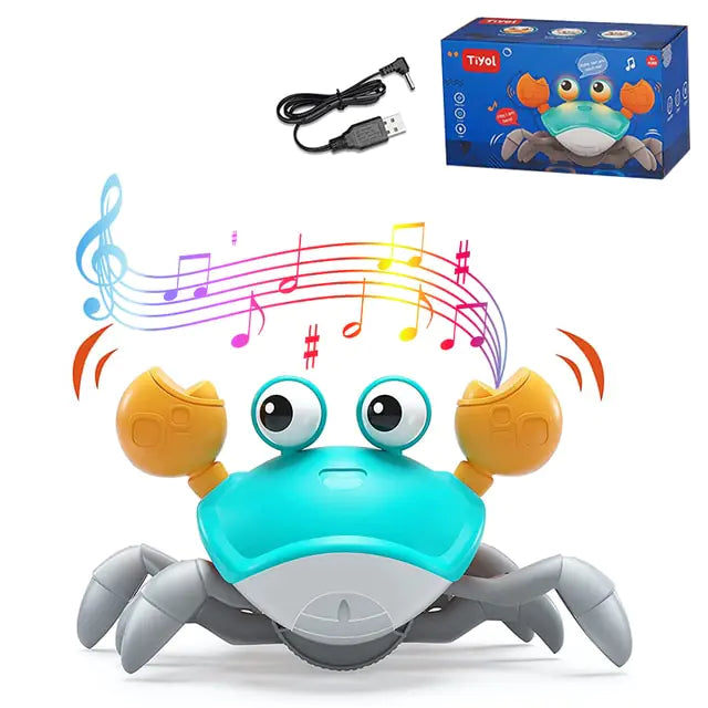 Cute Sensing Crawling Crab Baby Toys Interactive