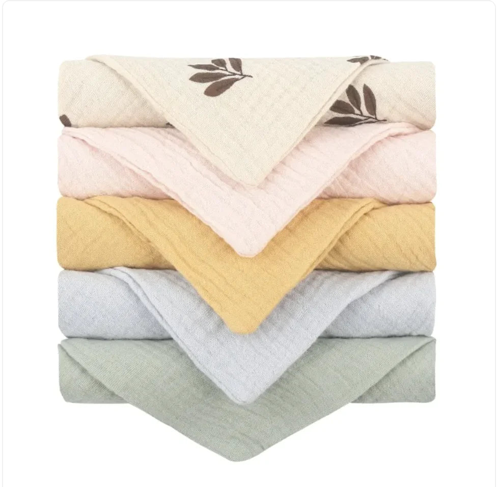 5-Pack Baby Cotton Face Towels