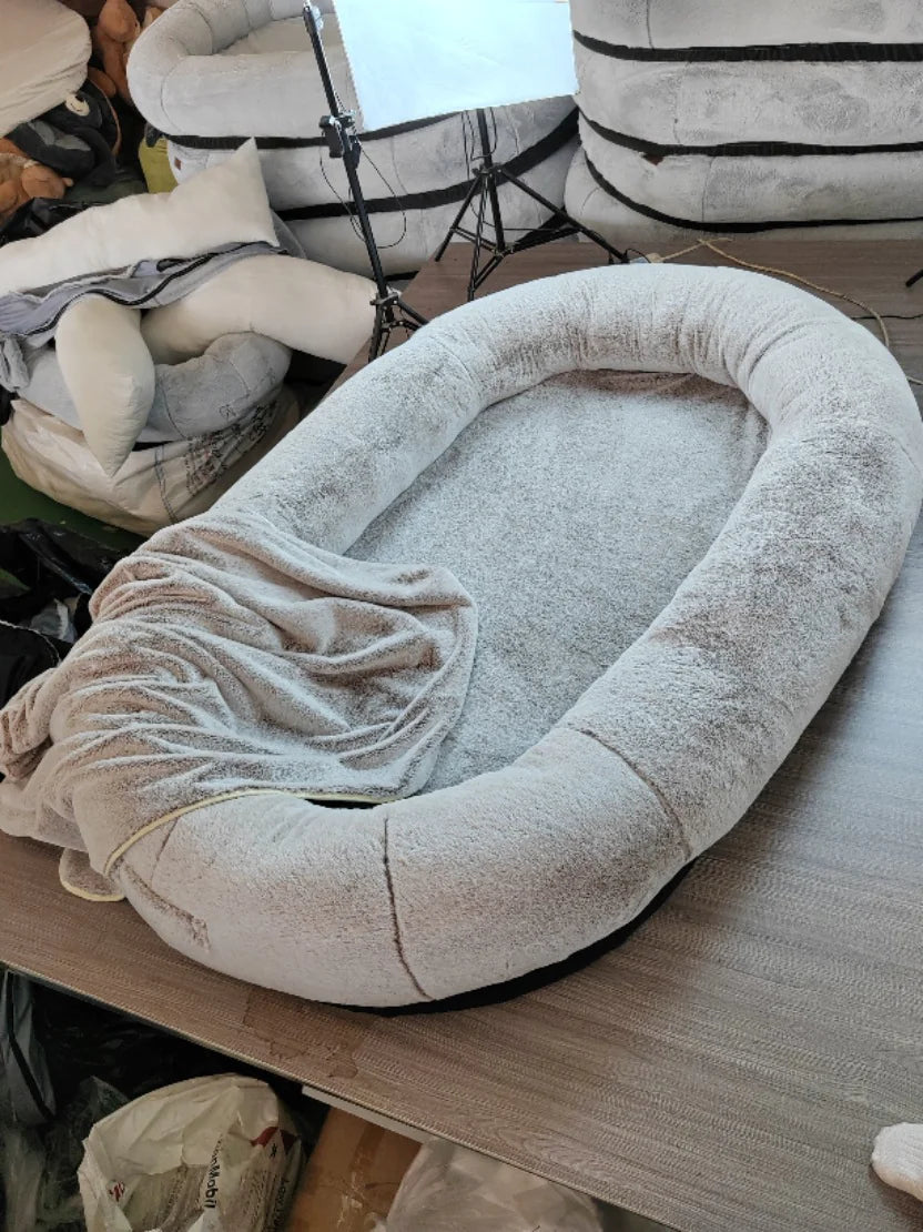 Oversized Human Dog Bed - Removable & Washable