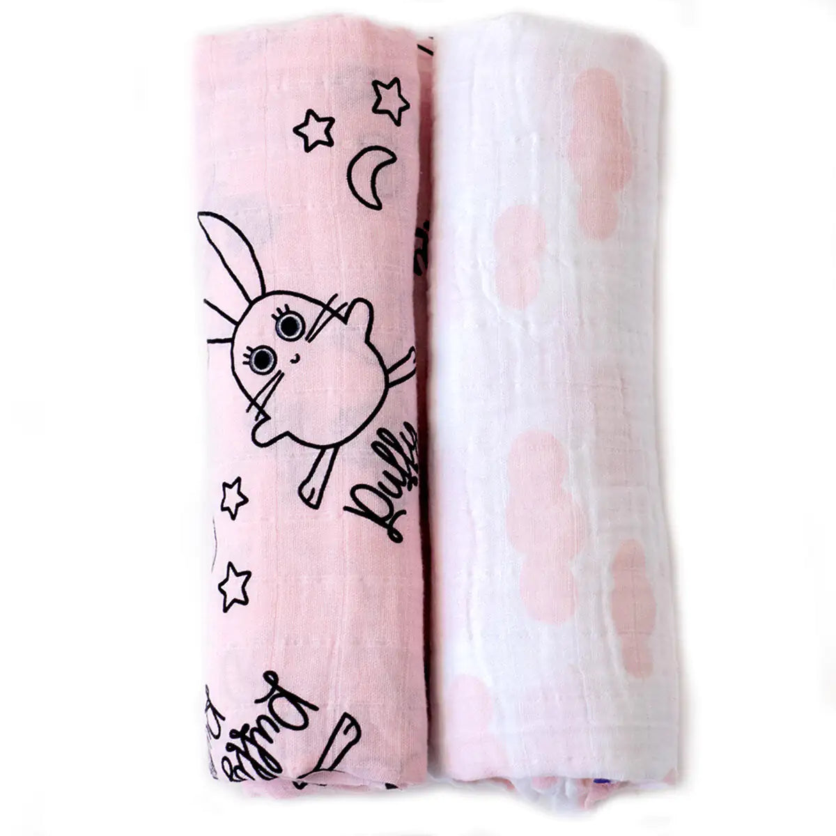 Milk&Moo Set of 2 Chancin Baby Muslin Swaddle Blanket