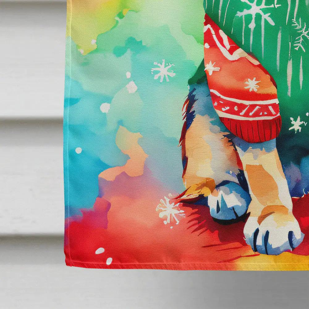 Chihuahua Christmas House Flag