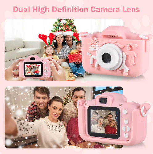 Kiddie Cam Mini Dual Lens Cartoon Camera