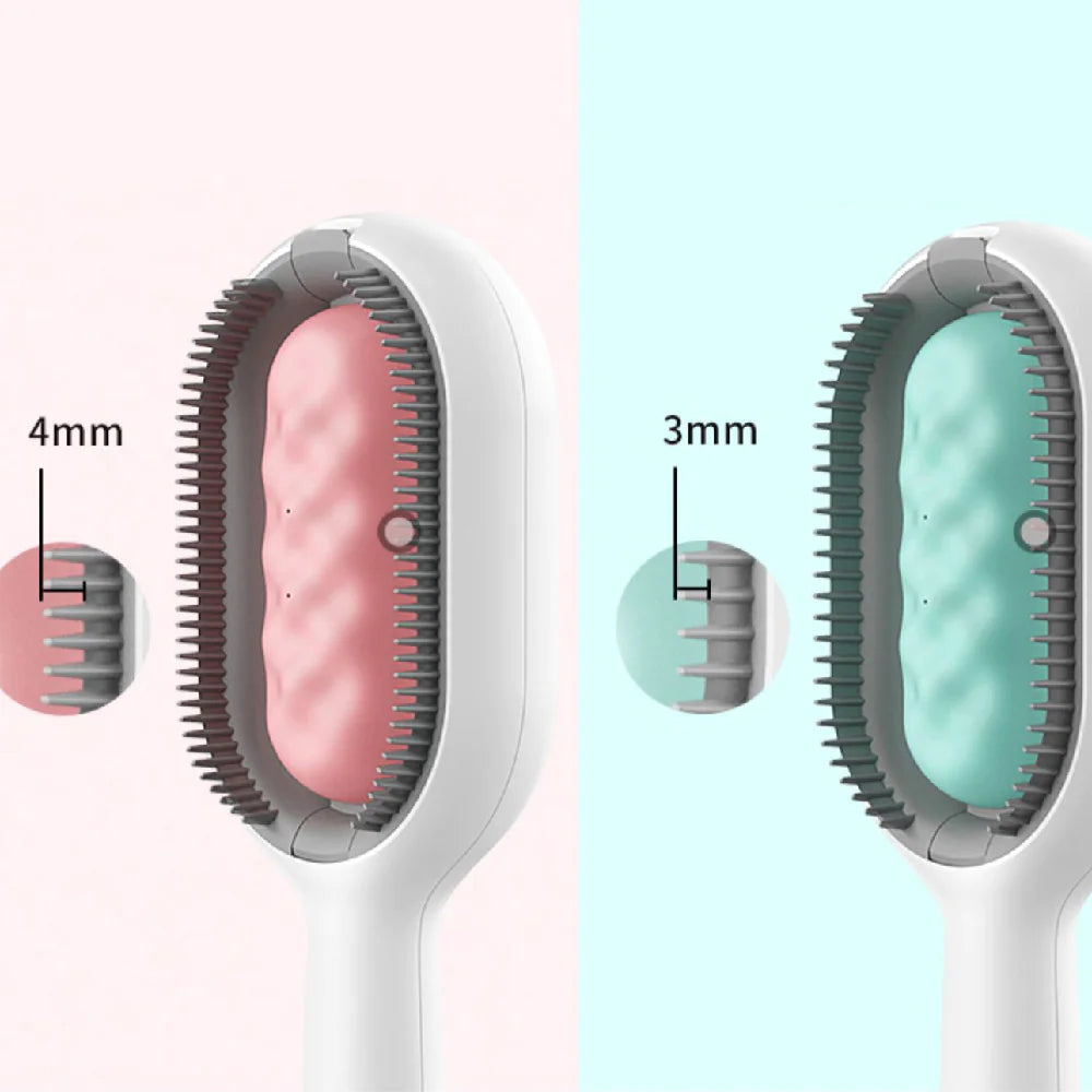 Hair Removal With Water Injection Cleaning Comb