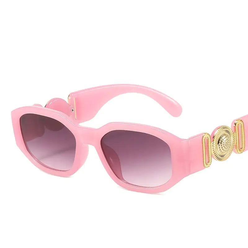 Fashion Brand Design Vintage Small Rectangle Sunglasses