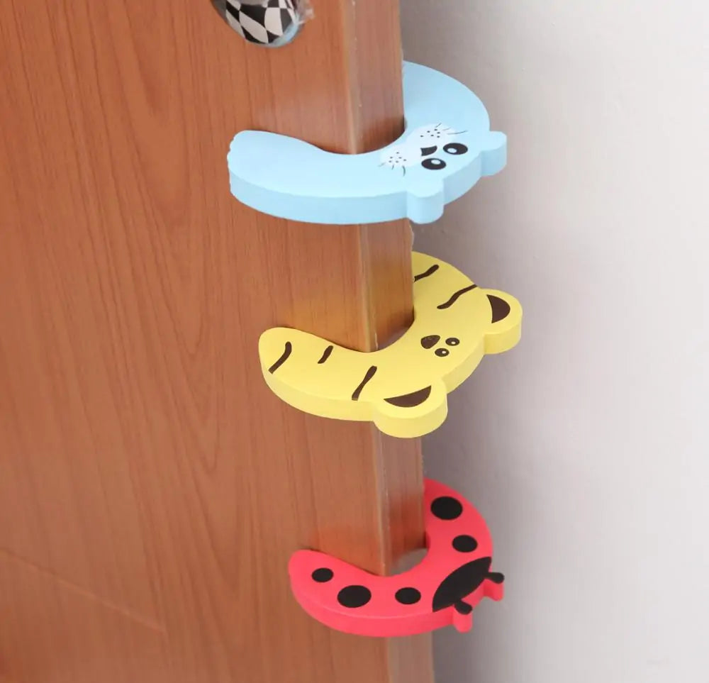 7Pcs/Lot Cute Animal Door Stopper Baby Safety Set