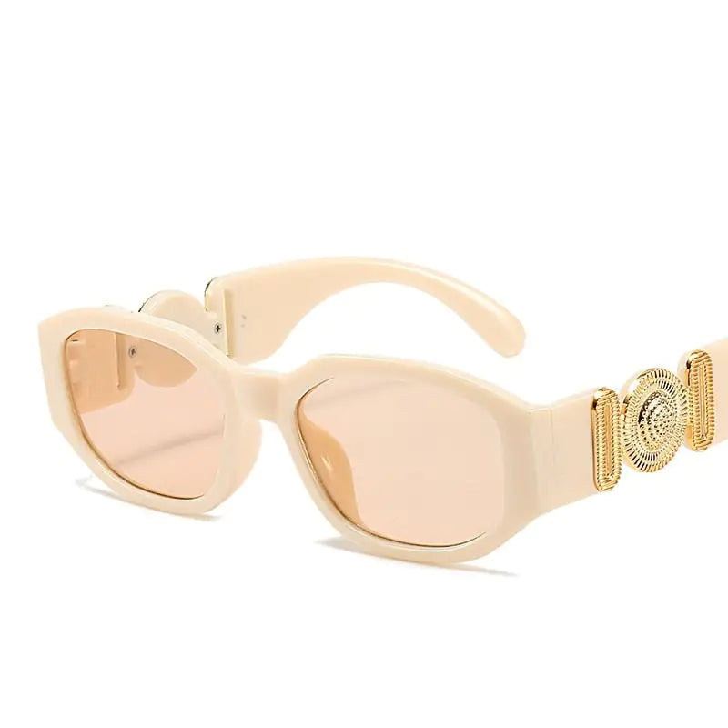 Fashion Brand Design Vintage Small Rectangle Sunglasses