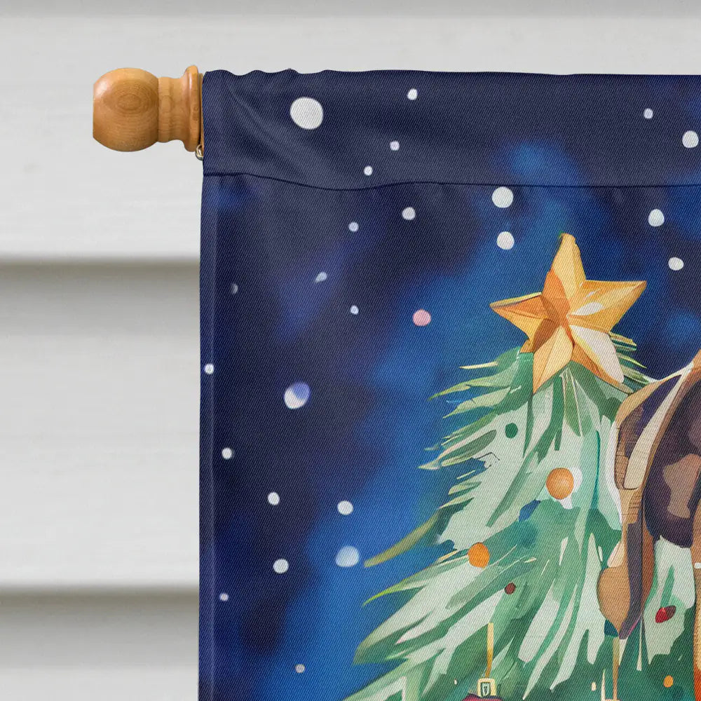 Boxer Christmas House Flag