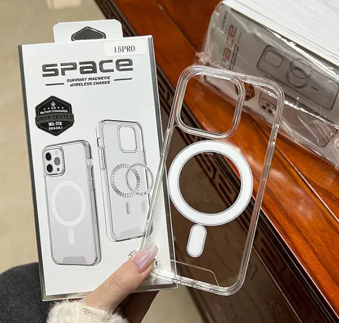 Transparent Magnetic Phone Case