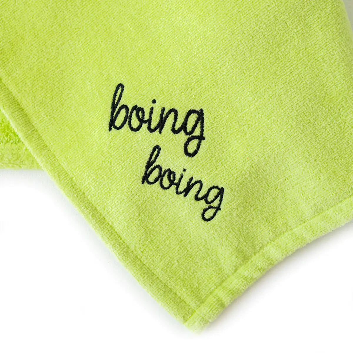 Milk&Moo Cacha Frog Velvet Hooded Baby Towel