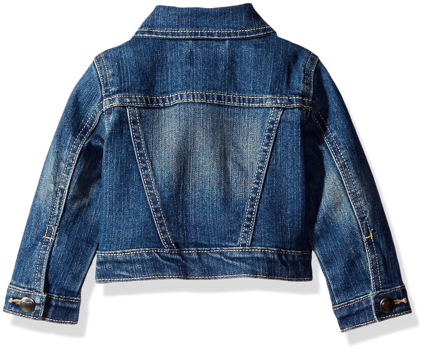 The Children's Place Baby Toddler Girls Basic Denim Jacket 2T China Blue