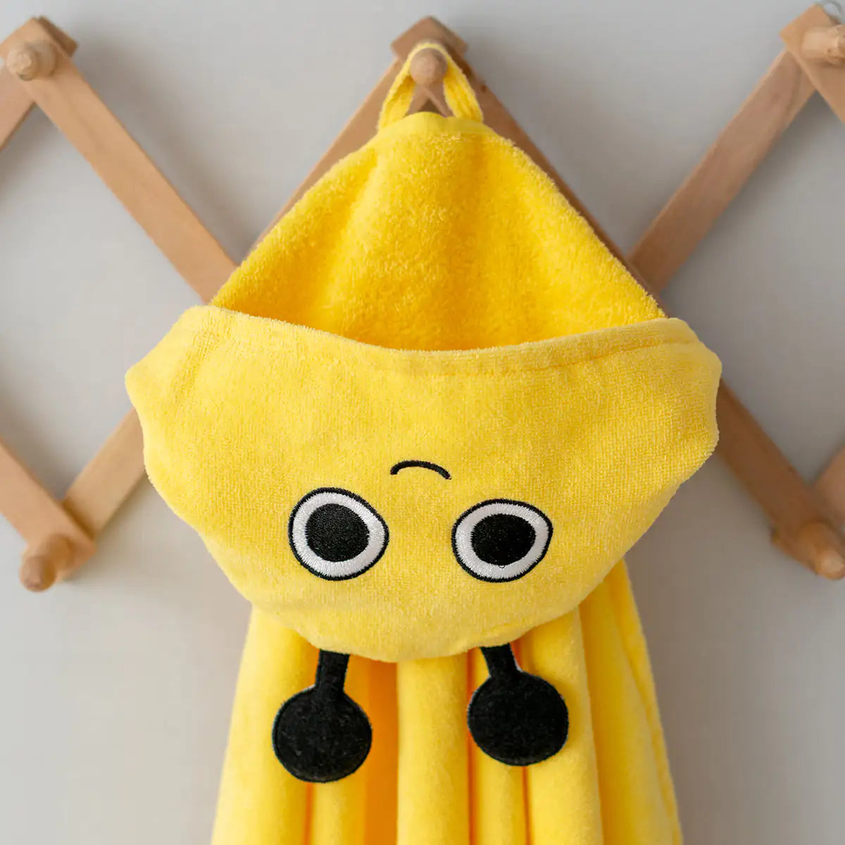 Milk&Moo Buzzy Bee Velvet Hooded Baby Towel