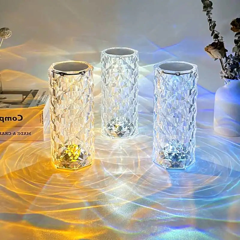 LED Crystal Table Lamp