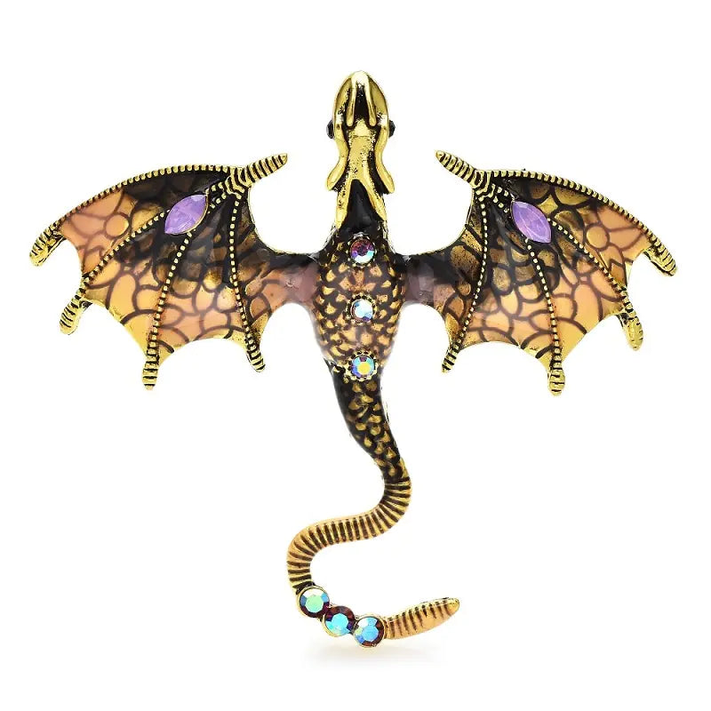 Baby Enamel Dragon Brooches For Women/Men