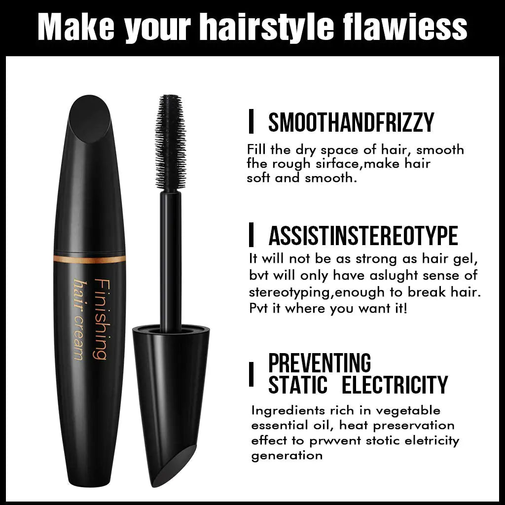 BestLand Hair Finishing Stick - Flyaway Tamer, Refreshing Shaping Gel, Wax Fixer for Bangs, Edges, Frizz and Baby Hairs Control, Slick Back Styler Classic Hair Flyaway Stick