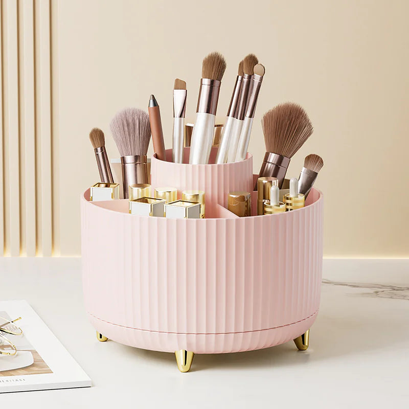 Swivel Makeup Brush Organizer