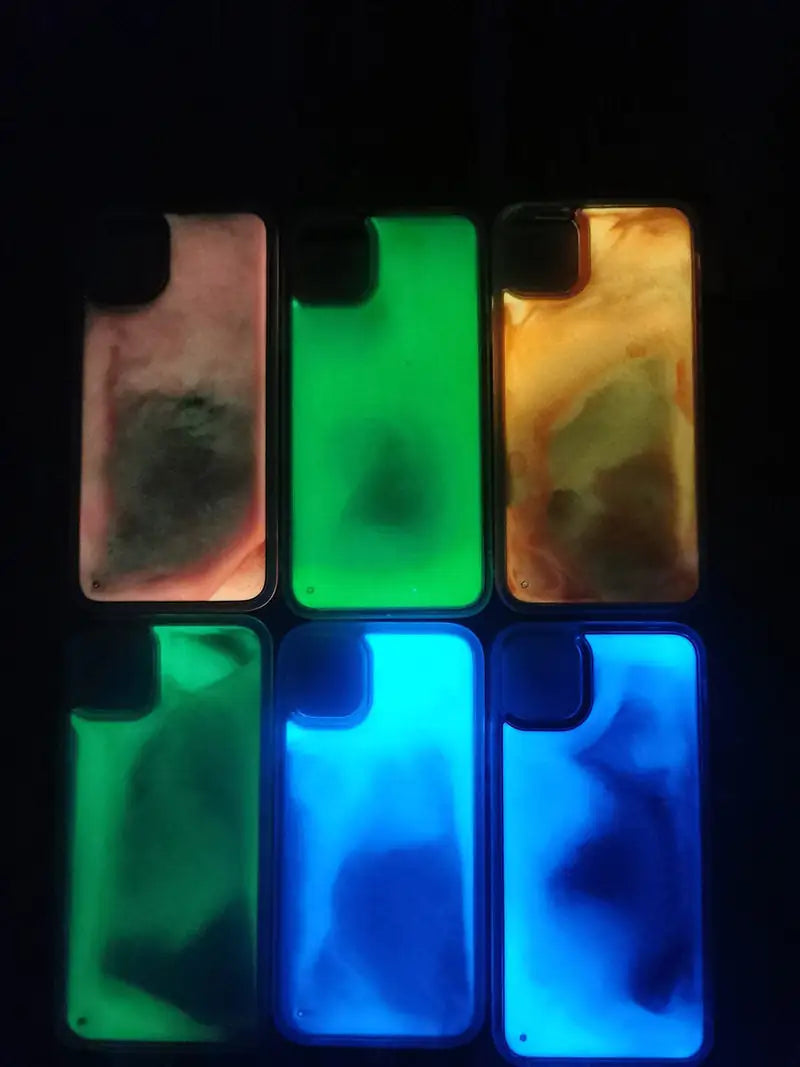 Quicksand Luminous Phone Case For iPhone 12 11 12 Pro Max XR XS Max X