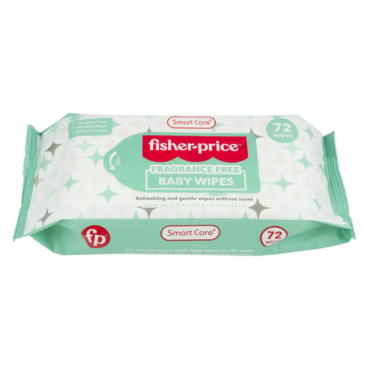 72ct Fisher Price Fragrance Free Baby Wipes